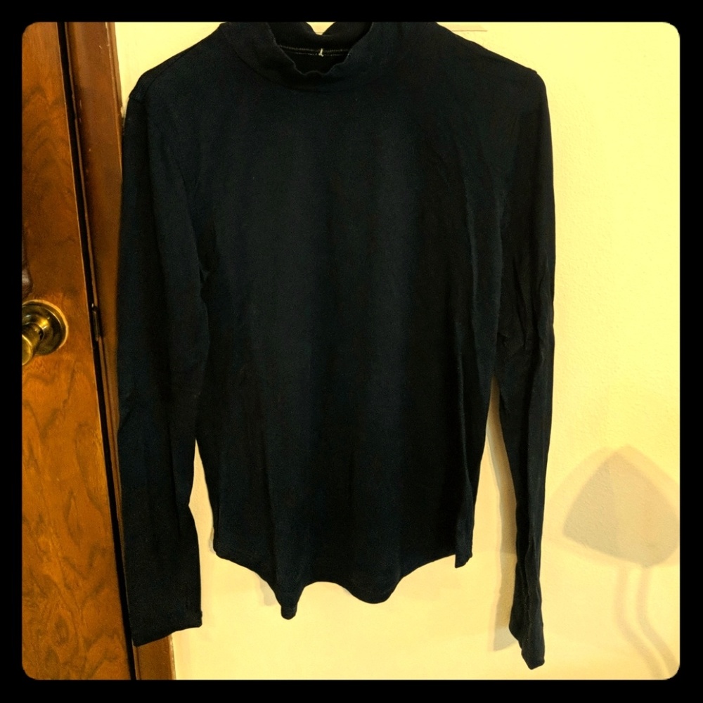 Wool mock neck baselayer